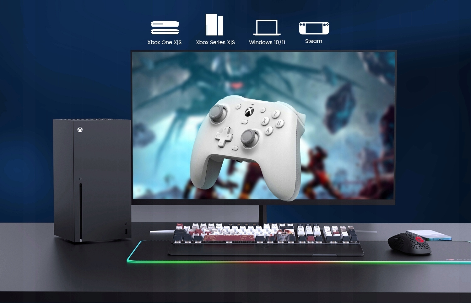 Ergonomia i przyciski w GameSir G7 HE